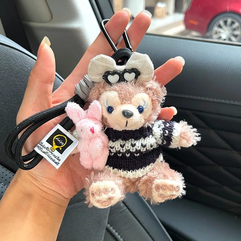 Disney 20 New Styles Cute Rose Plush Doll Pendant Pendant Sweater Shirley Rose Doll Couple School Bag Pendant Girl Birthday Gift 5