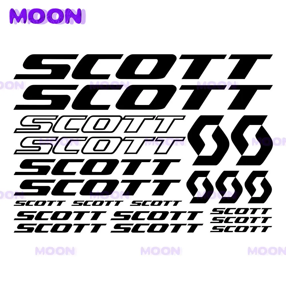 

Car Sticker 21pcs for SCOTT BIKE FRAME STICKERS DECALS SHEET BICYCLE CYCLING,