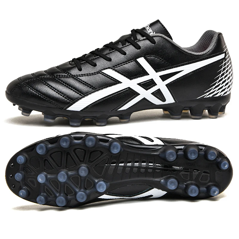 thumbnail image 1 of Botas de fútbol, clavos rotos, zapatillas de entrenamiento TF, zapatillas AG para adultos, suelas de goma sobre la superficie de cuero en la competición para niños, 1 of 5