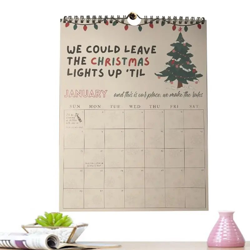 Unique2024HomeDecorWallCalendarRoaringTwentiesCalendarsforClassroomForEasy