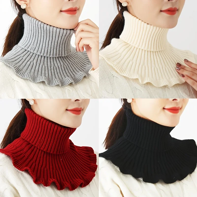 Cuellos Falsos De Camisa Mujer XEPST 2 Piezas Cuello Falso Desmontable Mujer, Cuello Camisa Falsos Desmontable Camisa Falsa Media Camisa Blusa Cuello Collar Decorativo Collar Dickey Polo Ralph Lauren S