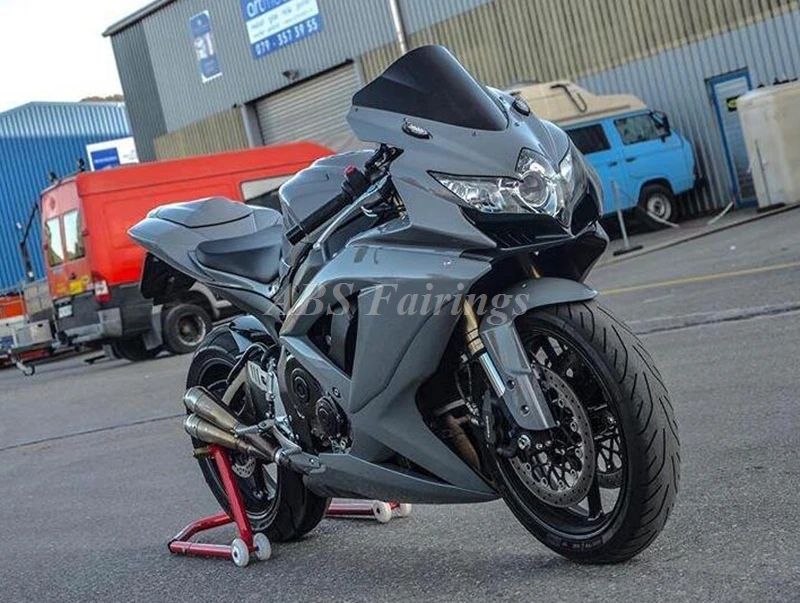 

Комплекты обтекателей под заказ, подходят для Suzuki GSXR750 K8 2008 2009 2010 GSXR 600 GSXR600 08 09 10, набор для кузова мотоцикла, серый