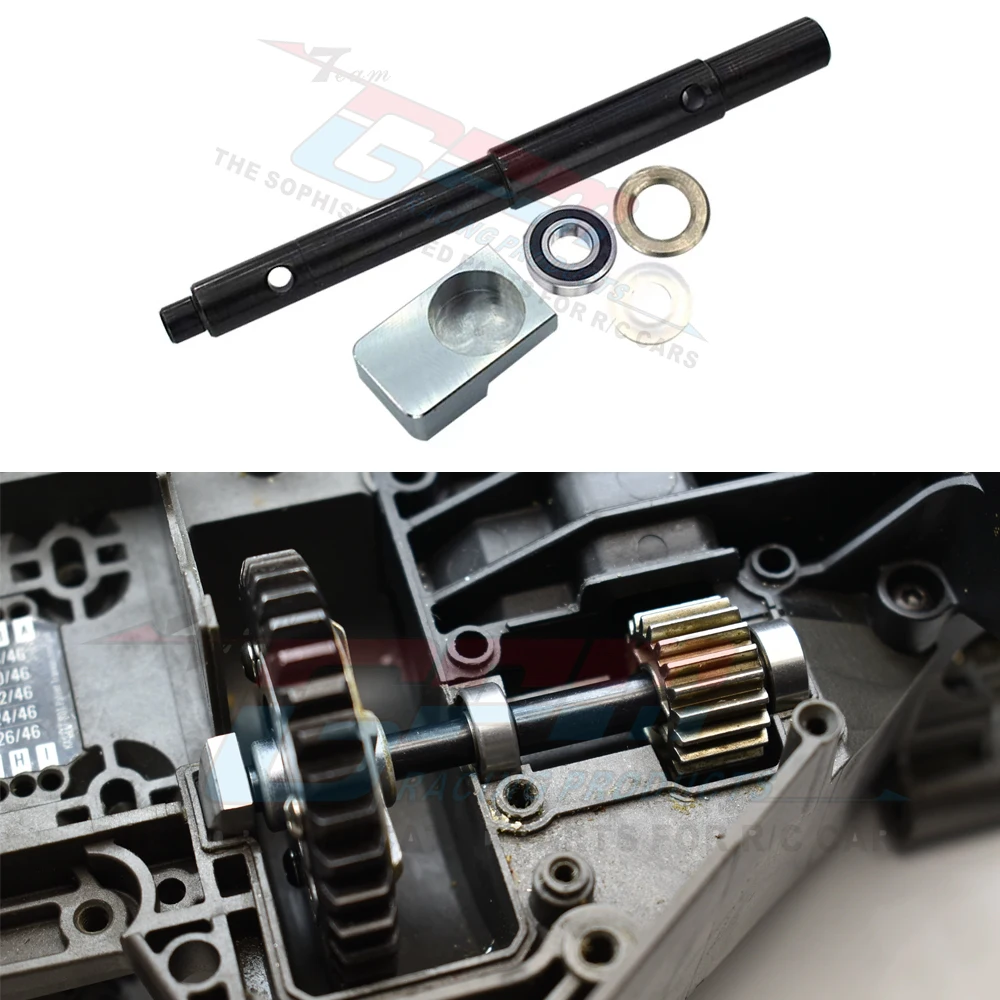 Arbre De Transmission GPM Racing Pour RC - Carbone/acier Avec Roulement à Billes, Renfort Pour Modèles Radiocommandés