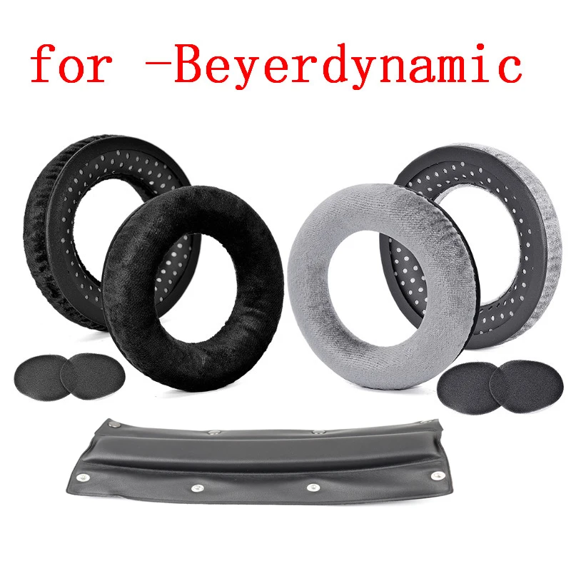 Cuscinetti DT770 DT990 Cuscinetti Auricolari Di Ricambio Per Beyerdynamic MMX300, DT770/DT990 - Memory Foam E Velluto Cuscinetti Comfort Per Gaming