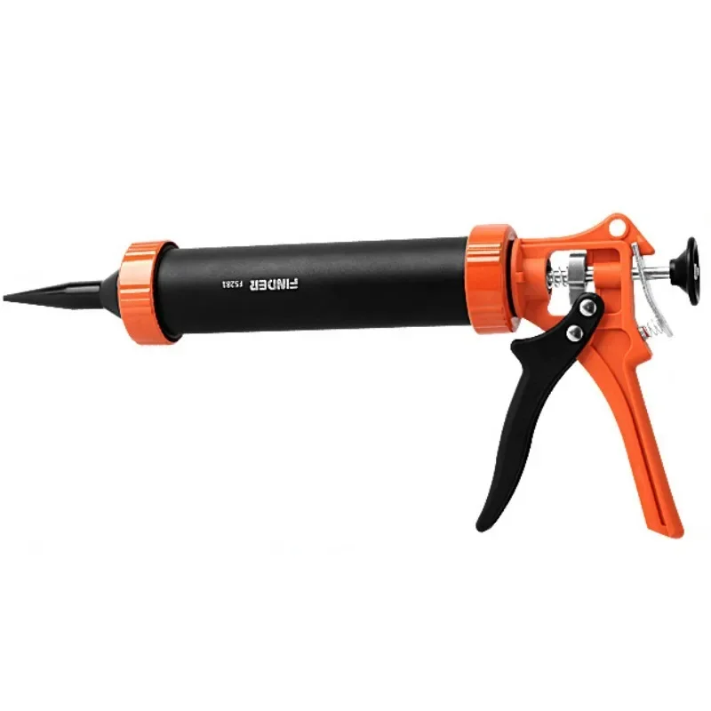 9 Inches Caulking Tool Kit 1pc Silicone Handheld Caulking Gun with Multifunction Grout Scraper and Caulk Nozzle Finisher Sealant caulking gun nozzles caulking gun sealant tool kit