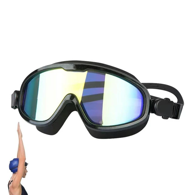 Gafas De Natación Profesionales Para Hombre Y Mujer, Accesorio Ajustable,  Antivaho, Anchas, Impermeables, Equipo De Natación Para Adultos - Máscaras  De Buceo - AliExpress