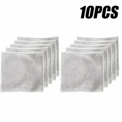 10-Pack Magic Microfiber Kitchen Cleaning Towels with Sponge Core (10PCs)