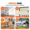9705-6f3a8e.jpg SucceBuy Grid Wall Panels Tower Wire Gridwall Display Racks Double Side Gridwall Panels for Art Craft Shows Retail Shop w/ Hooks