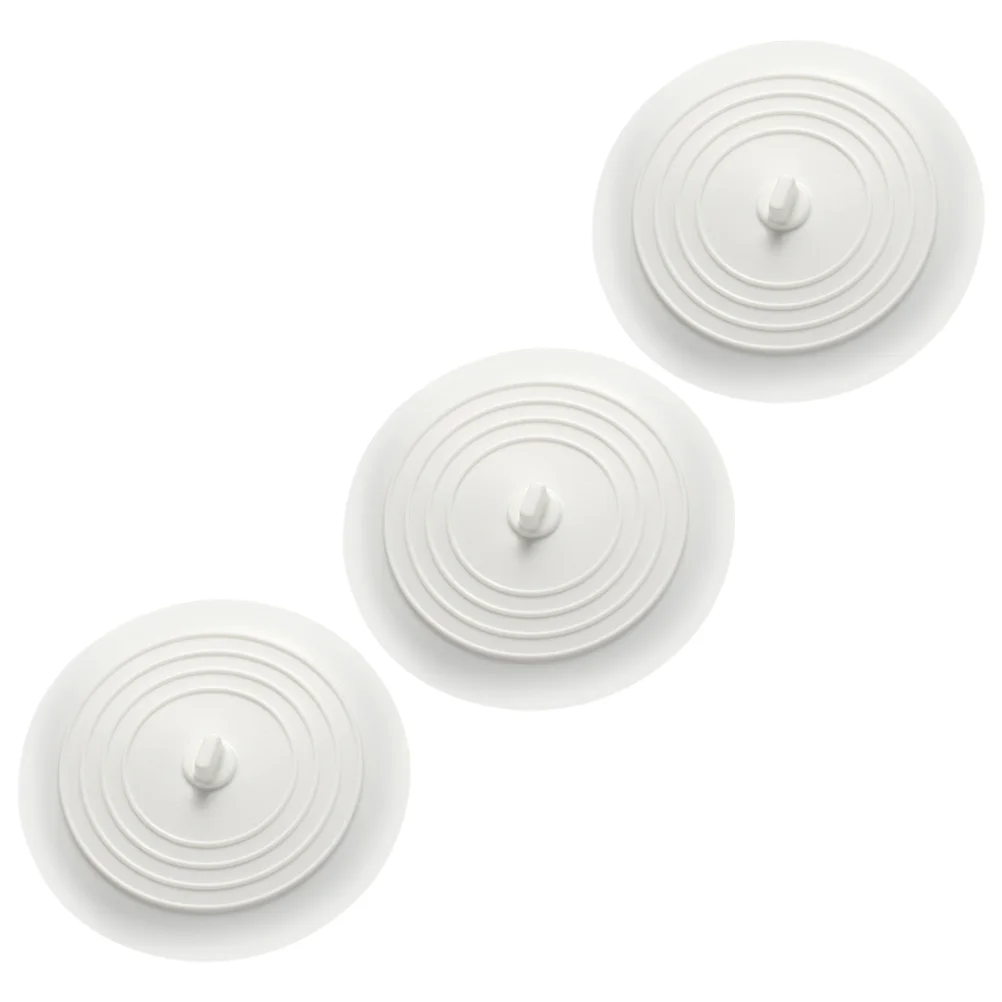 

3 pcs Silicone Drain Plug Kitchen Sink Stopper Bathroom Bathtub Stopper Tub Drain Plugs