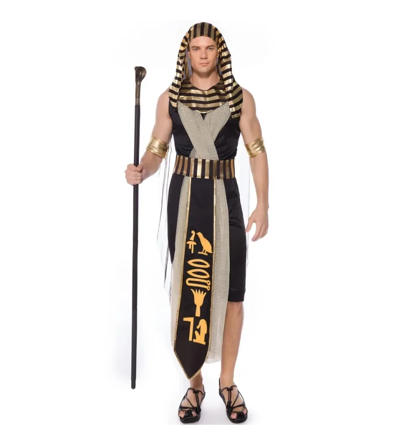 Ancient Egypt Egyptian Pharaoh Costume Egypt Cleopatra Cleopatra Queen Cosplay Halloween Party Couple Party Dress - Image 5