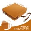 Chair Pad Cushions Child Baby Dining Chair Booster Cushion Premium Leather Case Removable Washable Comfortable Soft Seat Cushion 6