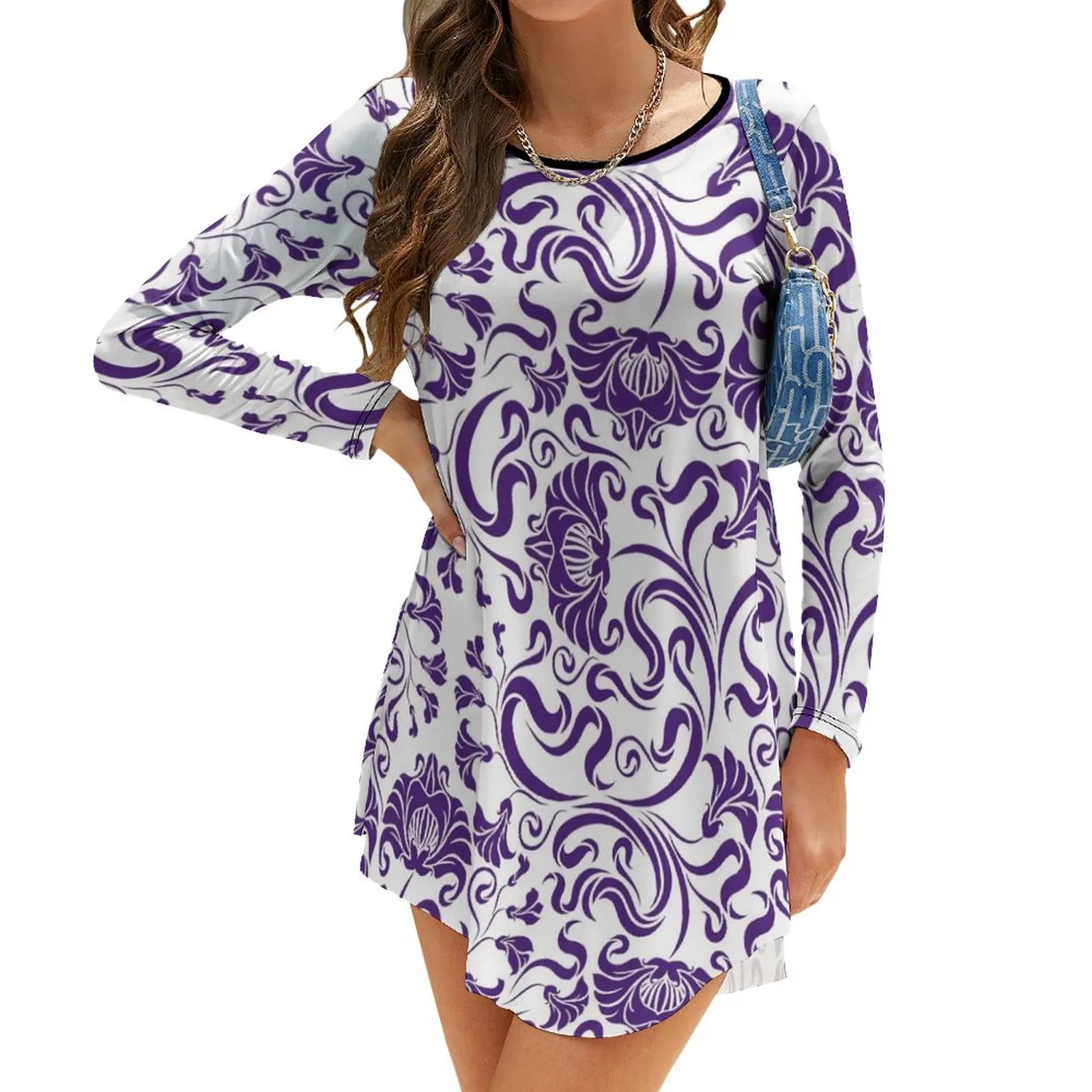 

Texas - Floral Long-Sleeve Dress sexy short dresses daring elegant party dress for women 2024