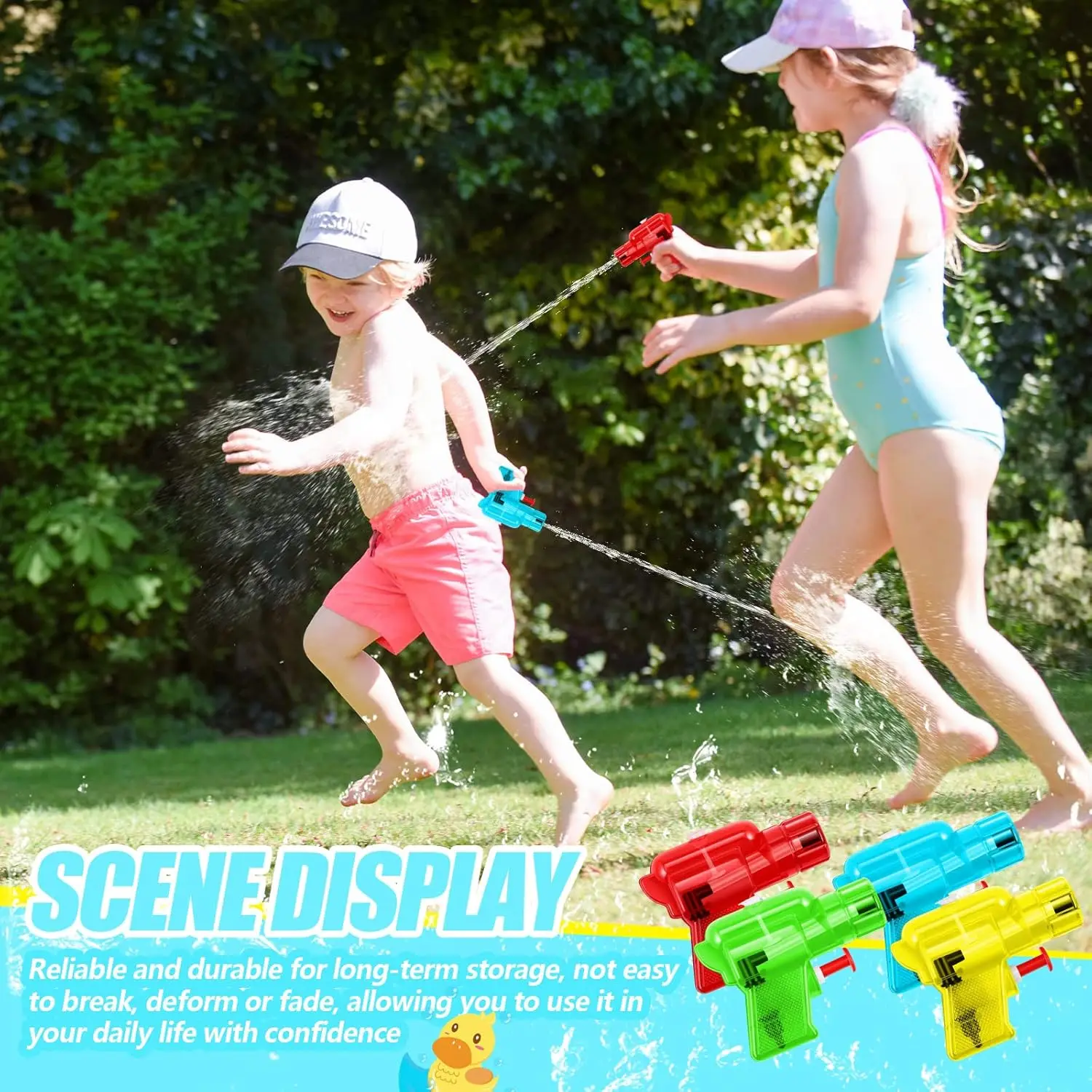 50-200 Pack Mini Boys And Girls Colorful Squirt Guns Small Toy Gun Plastic Pistol For Beach Water Park_voghion.com