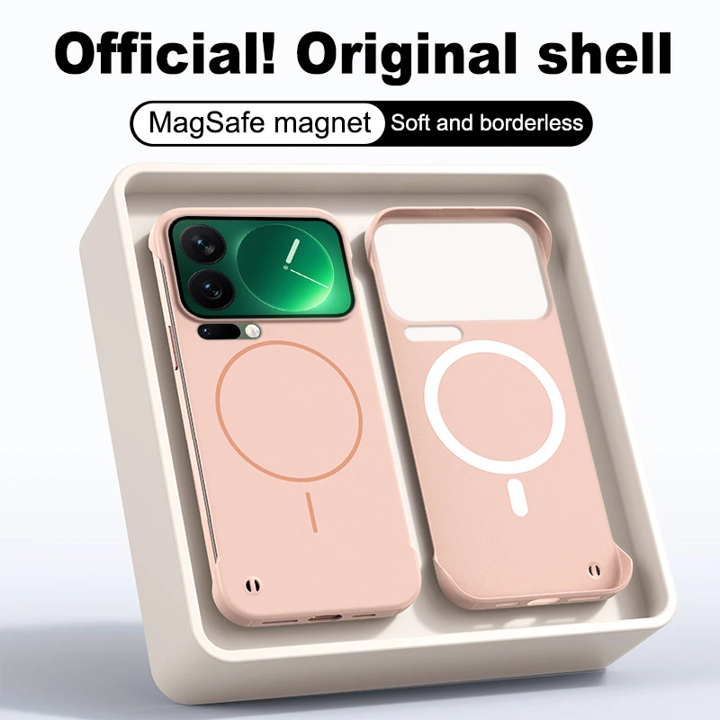Ultra Thin Magnetic Shockproof Phone Case - Hard Cover with Magsafe Compatibility