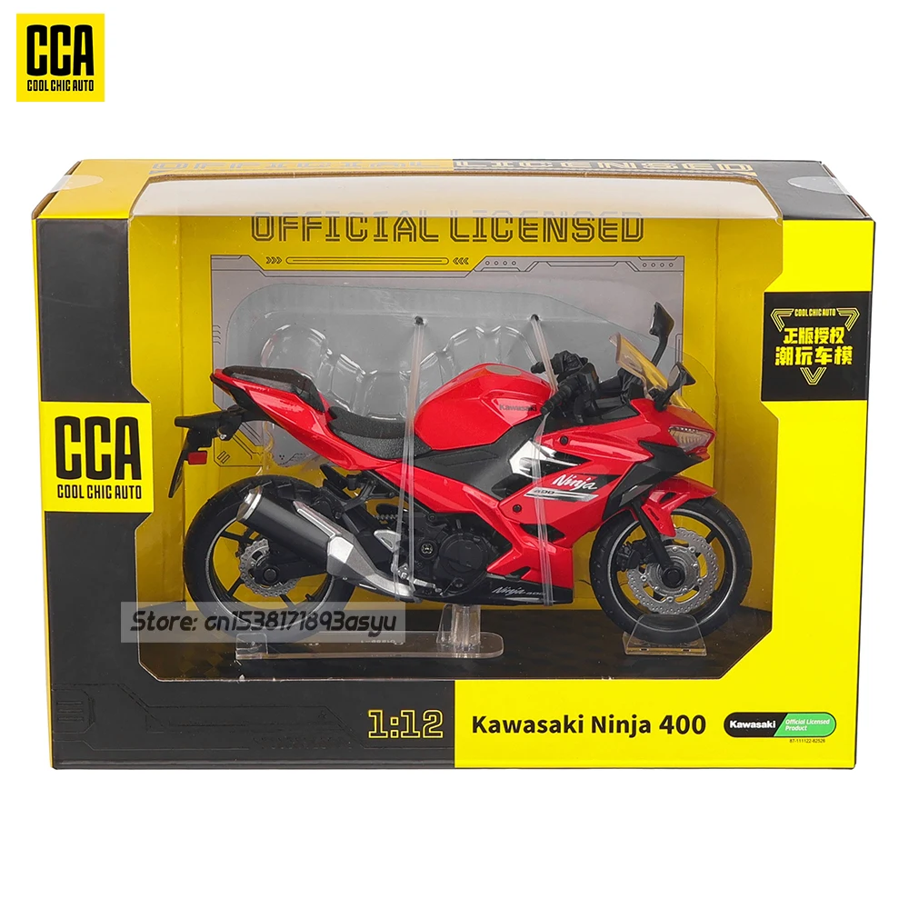 MSZ CCA 1:12 Kawasaki Ninja 400 Classic Motorcycle Model