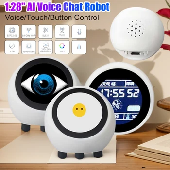 DeepSeek XiaoZhi AI Chat vocale Robot Display LCD da 1.28 "N16R8 ESP32-S3 Scheda di sviluppo WiFi Orologio meteorologico Assistente casa intelligente