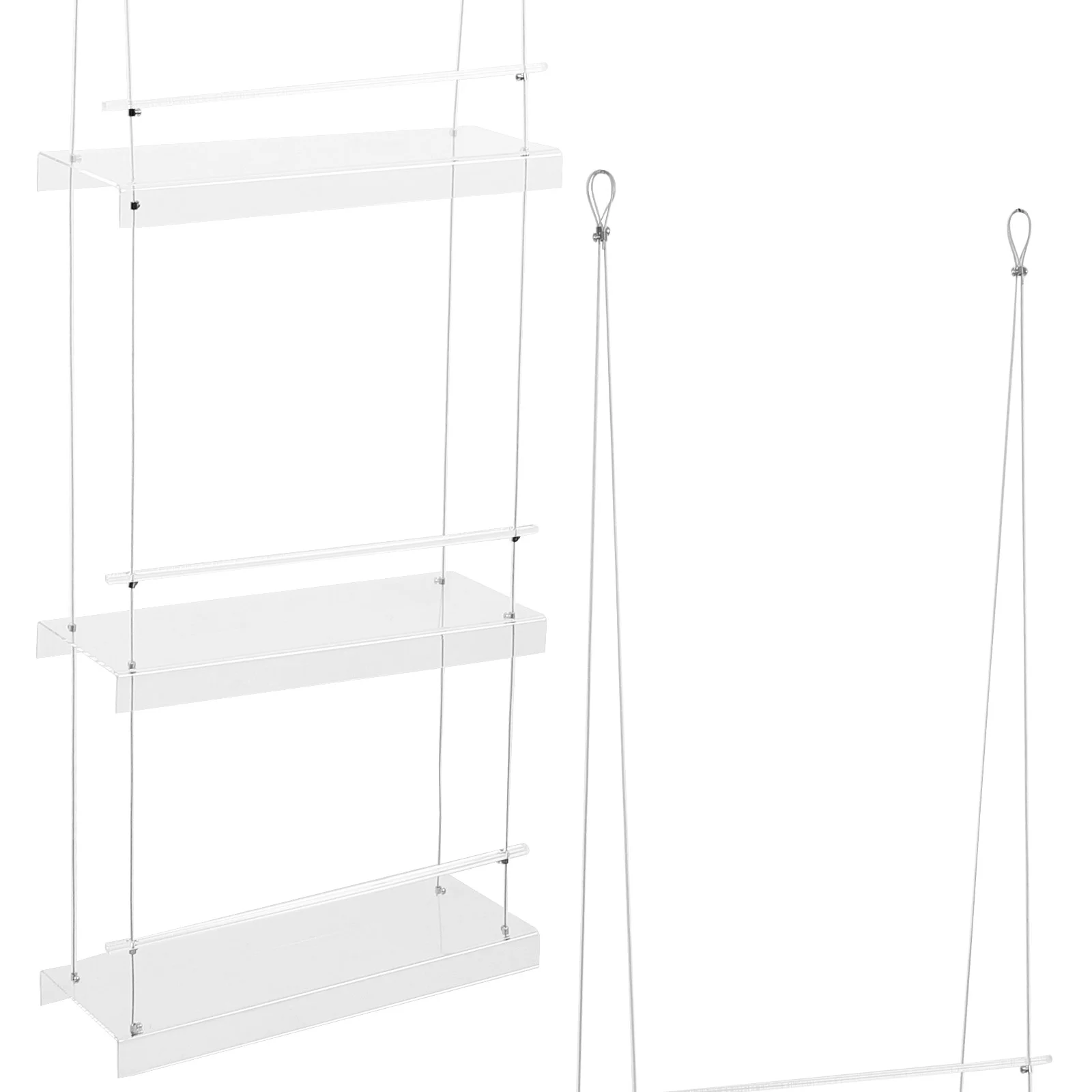 

Window Plant Rack Acrylic Planter Hanging Flowerpot Hanger Pots for Plants Wall Holder Indoor