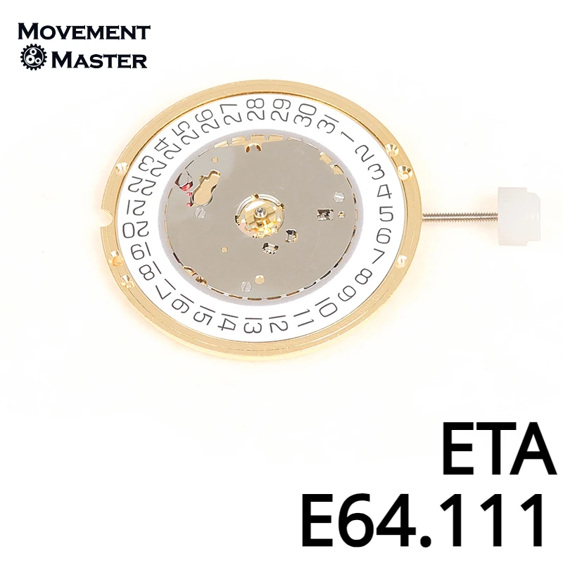 

New Original Swiss ETA E64111 Movement Date At 3/6 SWISS V8 Quartz Movement E64.111 Watch Movement Accessories