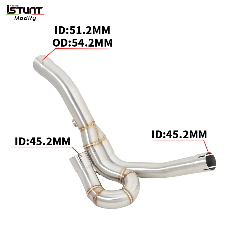 For Aprilia Shiver 750 2008 to 2016 2017 SL 750 SL750 / GT Shiver 750 Motorcycle Exhaust Mid Link Pipe Connect Original Muffler - Image 6