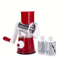 1pc Highly efficient and versatile Vegetable and Fruit Slicer Grater - benchtop drum cutter with drum design for fast, even shre 5