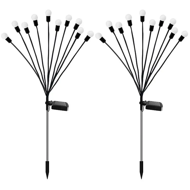 

Solar Firefly Garden Lights Sturdy Solar Flower Stake Lights Garden Ornaments Solar Powered Light Landscape Path Lights For