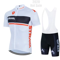Strvav Team 2025 Cycling Jersey Set Men's Summer Bike Mountain Uniform Ropa Ciclismo Maillot Hombre Bicycle Clothing Suit 2