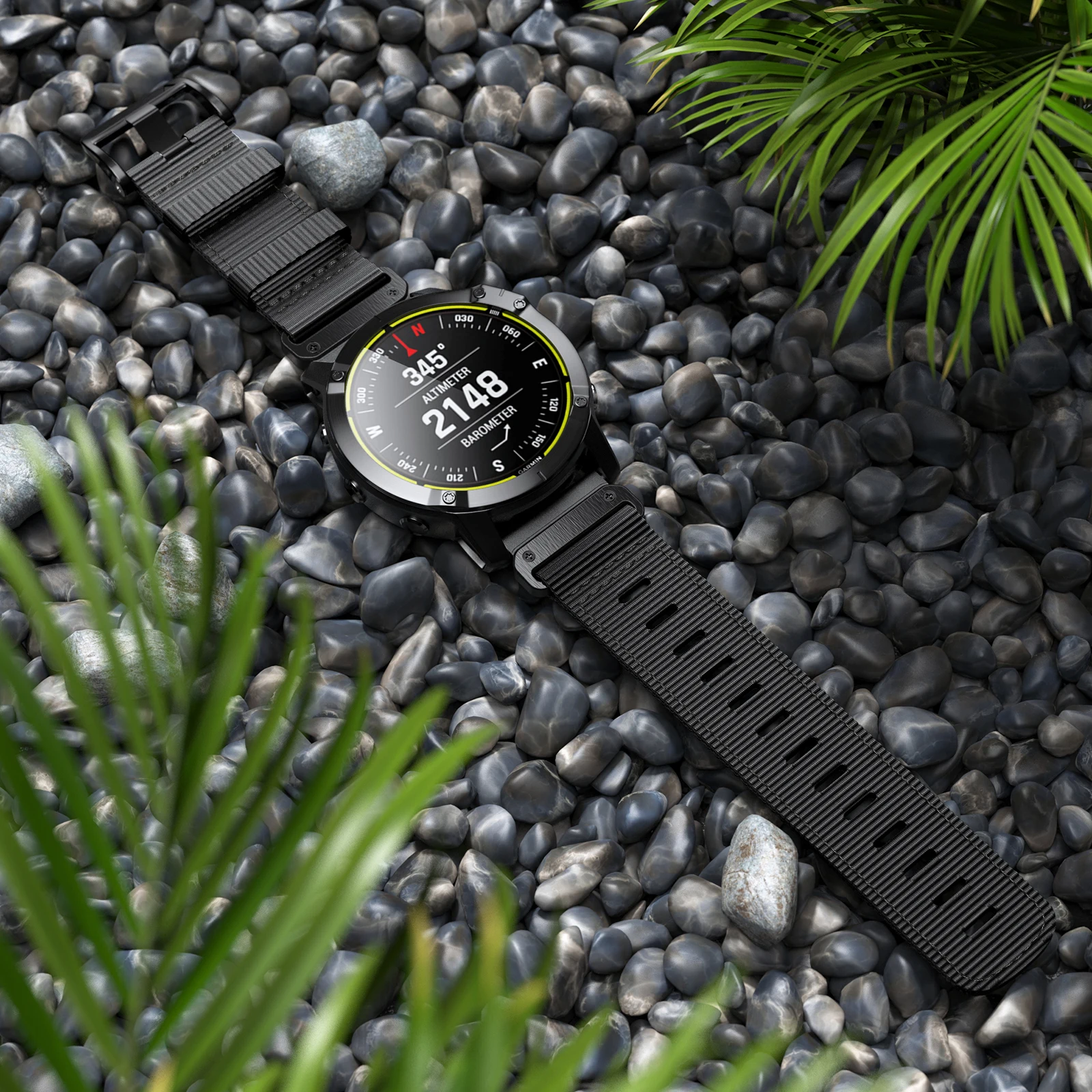 Camo Nylon Quick Release Strap for Garmin Fenix and Tactix Series