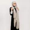 New Rayon Hijab Muslim Scarf Fringe Headscarf Women Stripes Shawl Turban Wrap Bandanas Headband Bufanda Foulard Turbante Mujer