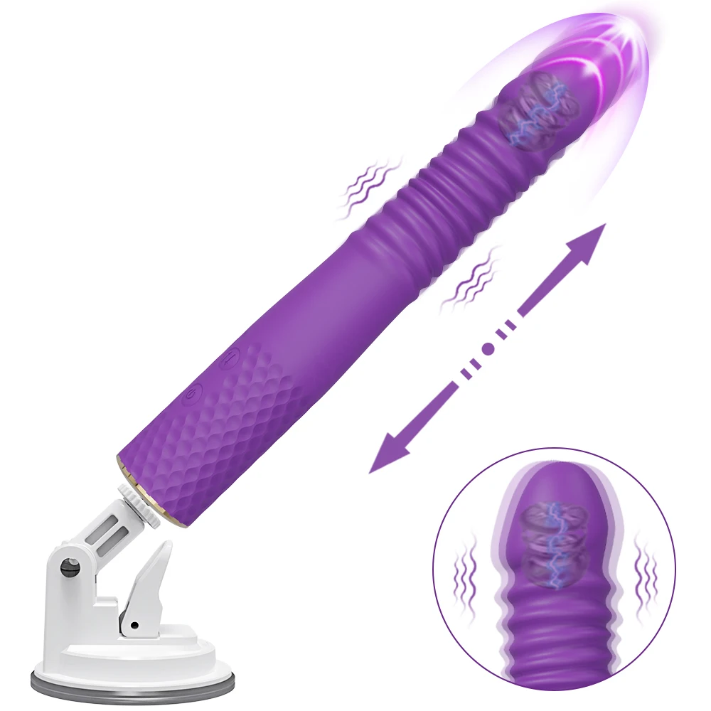 Sex Toy Telescopic Automatic Machine Dildo Vibrator Female G Spot Vagina Masturbation Penis Clitoris Stimulator Massager