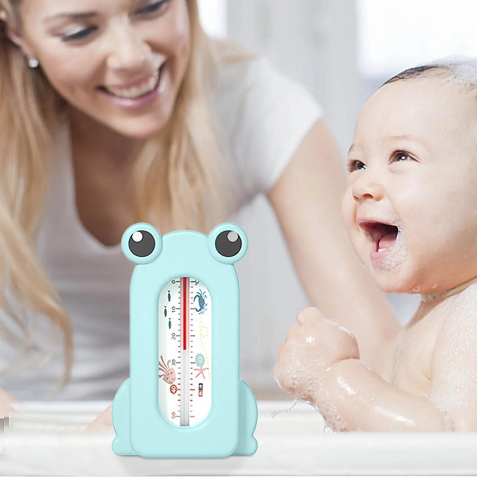 Heißer Cartoon Baby Wasser Thermometer Baby Baden Frosch Temperatur  Kleinkinder Kleinkind Dusche Spielzeug Kinder Thermometer Für Baby Pflege