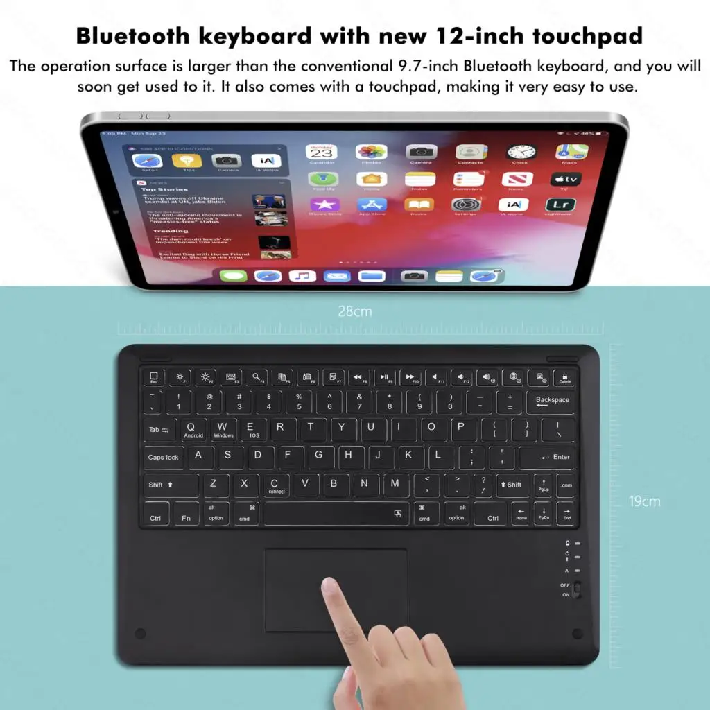 iPad Pro12.9インチ用Bluetooth Keyboard 12