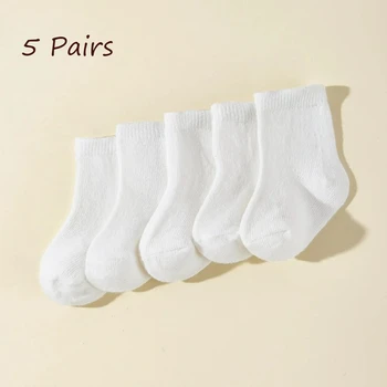 Newborn Cotton Boat Socks 1