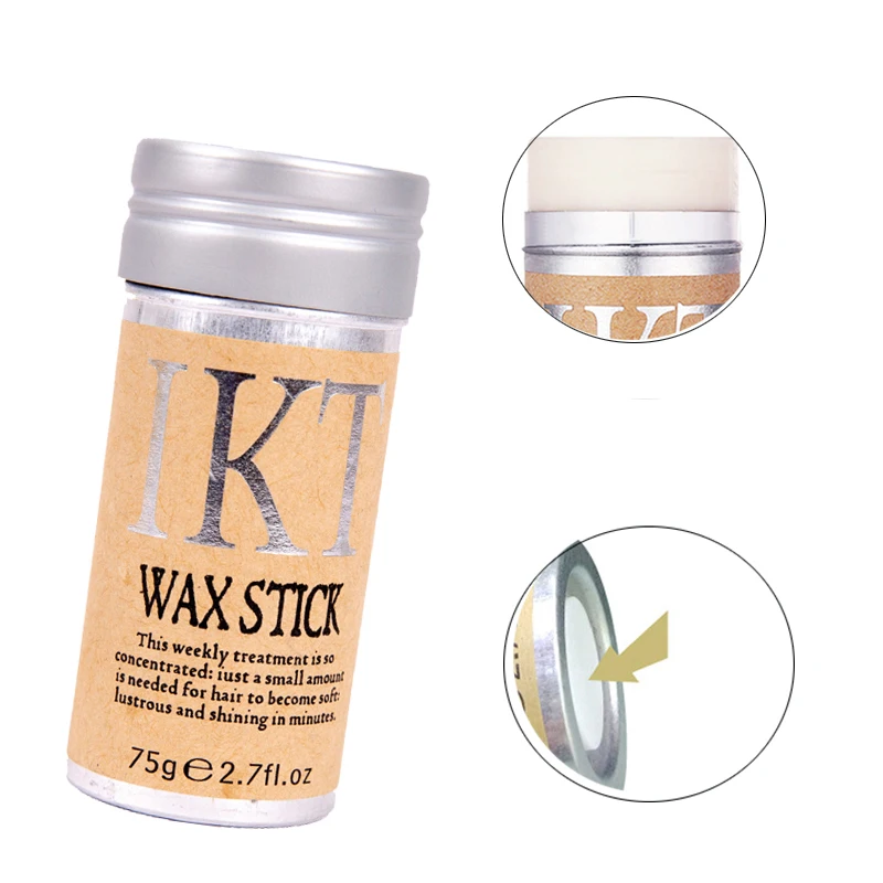 Hair Wax Stick For Wig Professional Hair Wax Stick Gel Cream Non-Greasy Style For Men Women Broken Artifact, hair styling wax stick