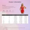 Womens Wet Look Latex Mini Dress PU Leather Lingerie Halter Bodycon Dress Latex Catsuit Hollow Out Short Dress Rave Clubwear 6