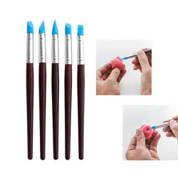5-Piece Silicone Sculpting and Carving Tool Set for Clay, Nail Art, and Pottery (5PCS)