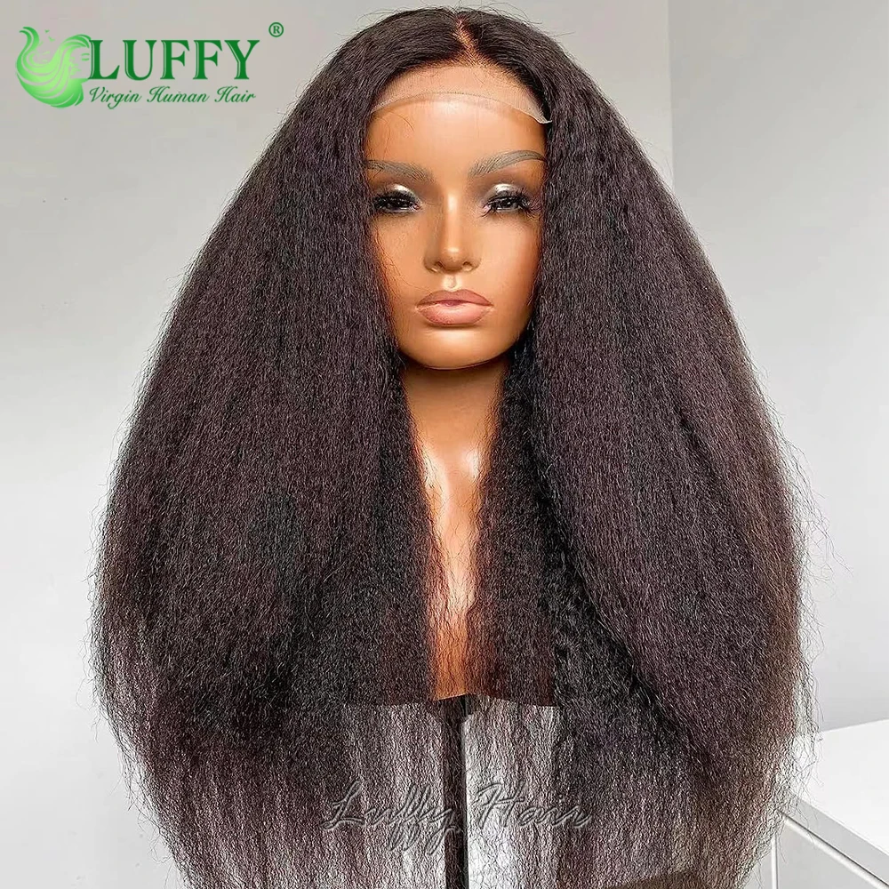 미리 뽑아낸 곱슬머리 13x6 레이스 프론트 가발 (흑인 여성용 인모 글루리스 풀 레이스 가발, 베이비 헤어 포함)