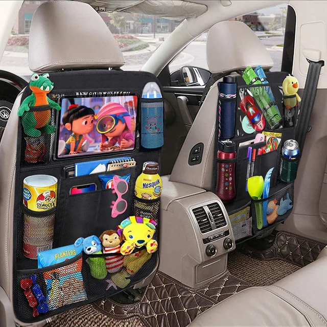 Organiseur de siège arrière de voiture avec support pour tablette et écran  tactile, housse de protection pour voyage et voyage, pour enfants et  tout-petits - AliExpress