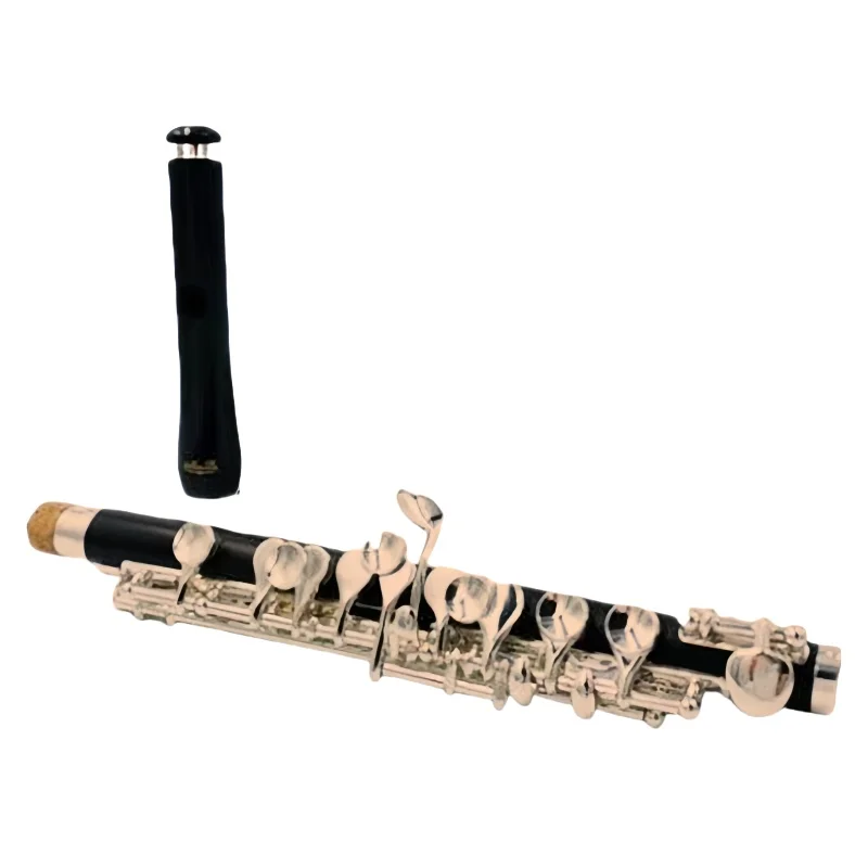 MeeLe A-01 Grenadilla Wood Body and Head Piccolo C Key, Piccolo Silver Plated Keys