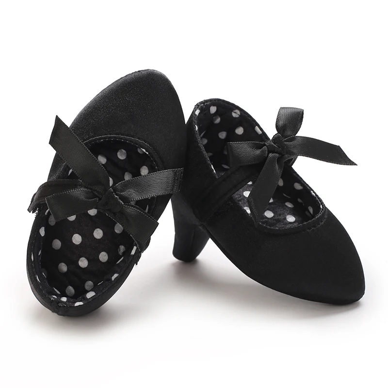 0-5 Monate Baby Mädchen Erste Prinzessin Party Schleife Weiche Sohle Frühling Herbst Kleinkind Festliche Schuhe – Detail 9