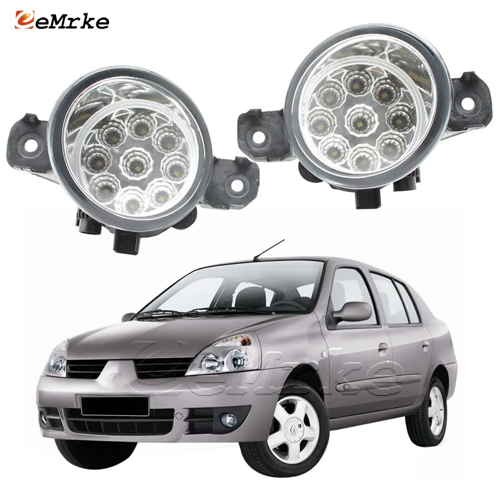 

Автостайлинг для Renault Clio Symbol 2001-2008 9 штук светодиодные противотуманные фары H11 H8 12 В галогенсветодиодный светодиодная Автомобильная передняя противотуманная фара
