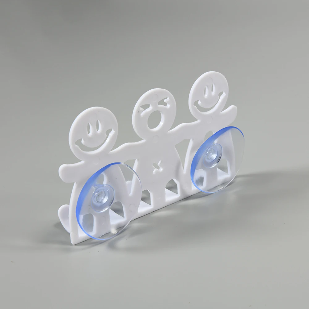 Toothbrush holder 1 PC toothbrush holder wall-mounted suction cup 5 cute cartoon smile tooth holder