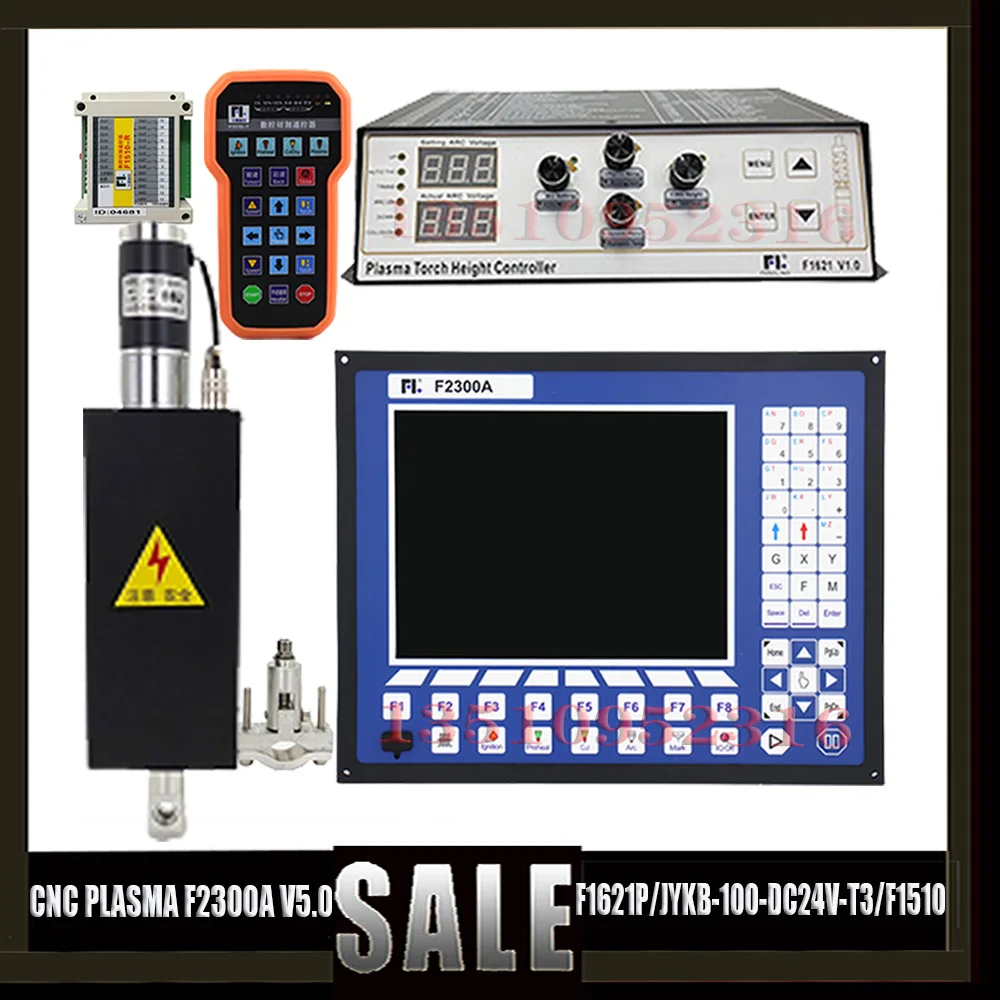 

F2300a контроллер ЧПУ для станка плазменной резки + thc Lifter Kit F2300a + f1621p + jykb-100-dc24v/T3/F1510 пульт дистанционного управления для плазменной резки