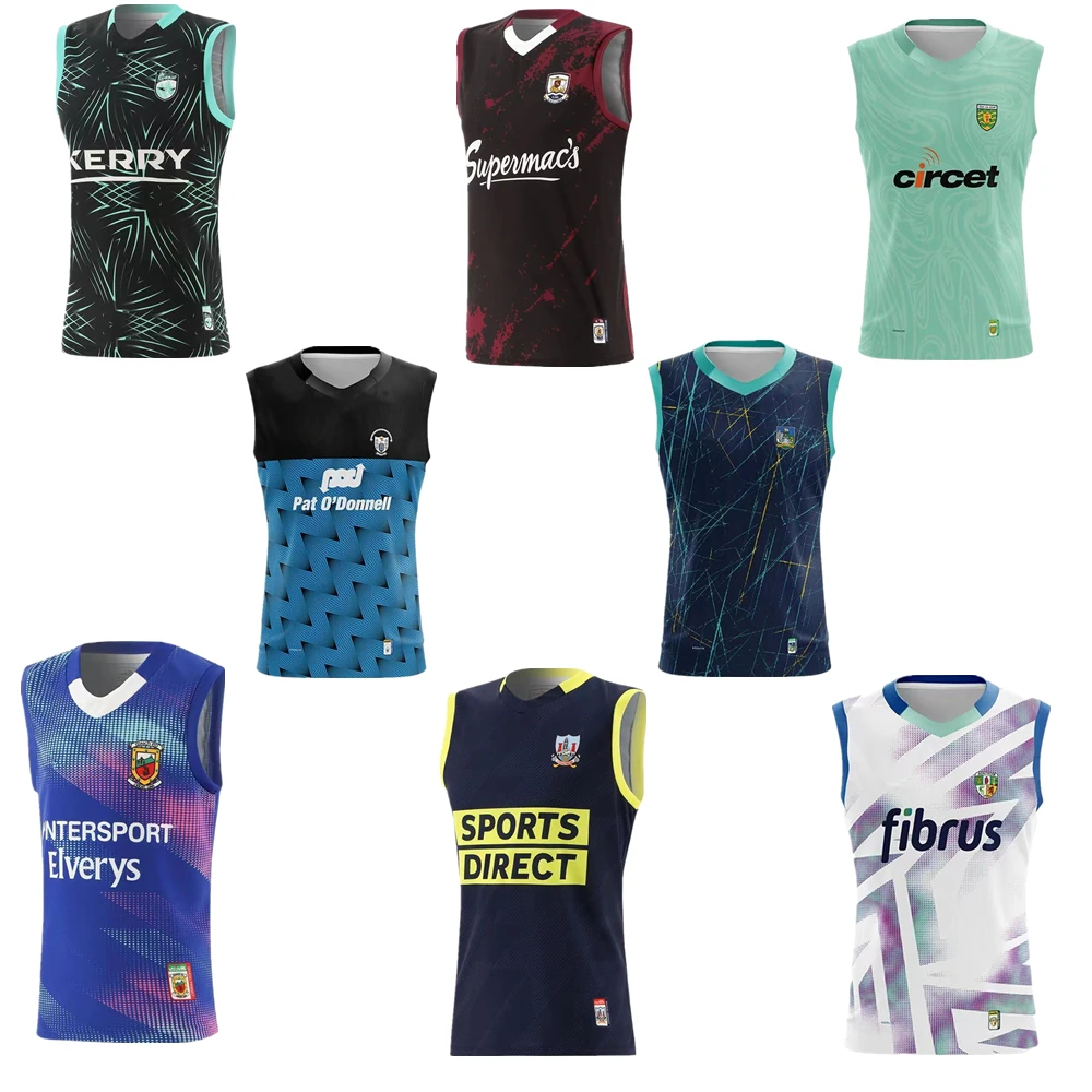 

NEW GAA jersey Leisure sports vest 2023 2024 All team Kerry Mayo Limerick Galway Down Donegal Cork Clare Cavan Antrim singlet