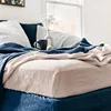 100% Linen Fitted Bed Sheet Mattress Cover Natural Washed French Flax Soft Natural Breathable Deep Pockets Farmhouse Bedding 4