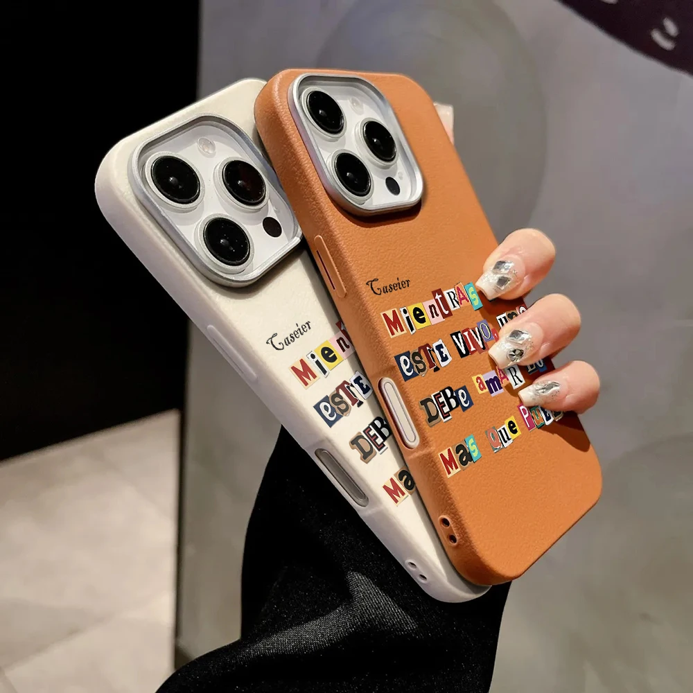 Creative English Alphabet Shockproof Phone Cover