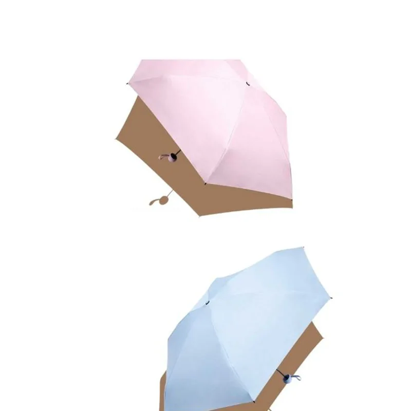 

Beach Women's Wind Resistant Parasol Umbrella Mini Folding Sun Children Rain Umbrella Uv Protection Ombrelloni Home and Garden