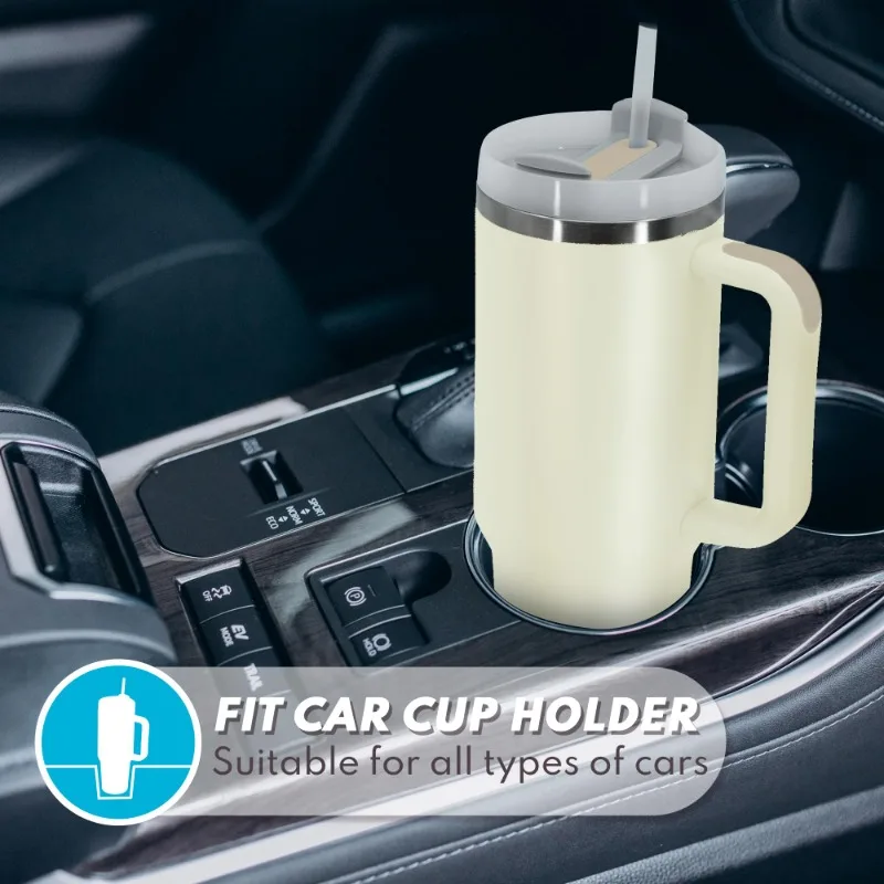 40oz Stainless Steel Insulated Water Bottle Portable Travel Tumbler Reusable Double Wall Vacuum Drinking Cups Kitchen Drinkware