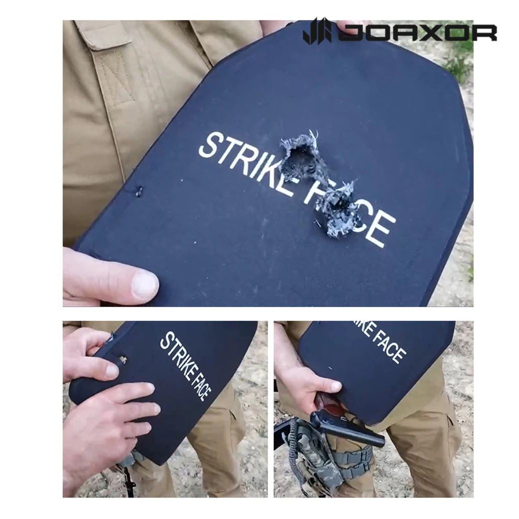 JOAXOR 10X12 Genuine ISO NIJ II Super Light Hard Armor Plate Bulletproof Plate For Personal Defense Bulletproof Protecti