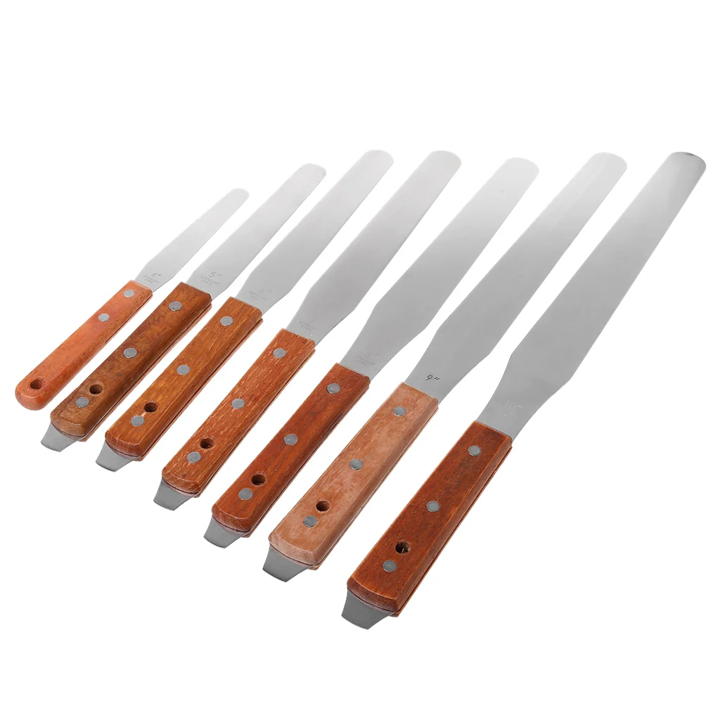 

Brand New and High Quality Stainless Steel Inking Paint Glue Mixing Knife Draw Spatula Scrape Texture Scraper