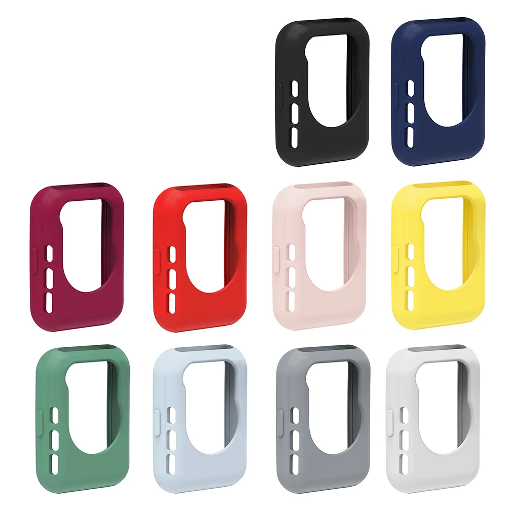 Enhanced Silicone Strap with Protective Case for Smartwatch Replacement Band